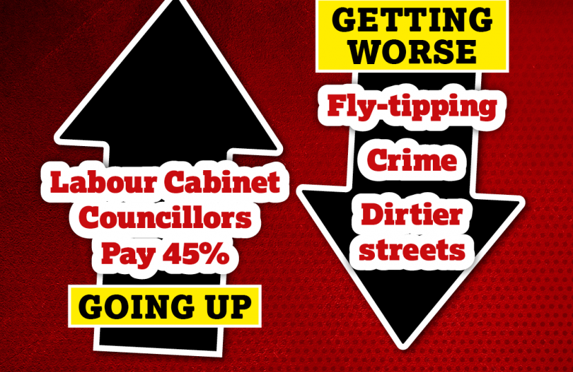 Labour Cabinet Councillors pay up 45%