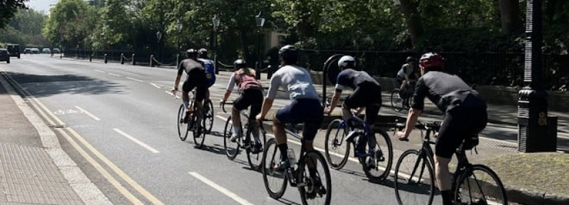 Cycling in Regent's Park