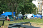 Tents on Park Lane